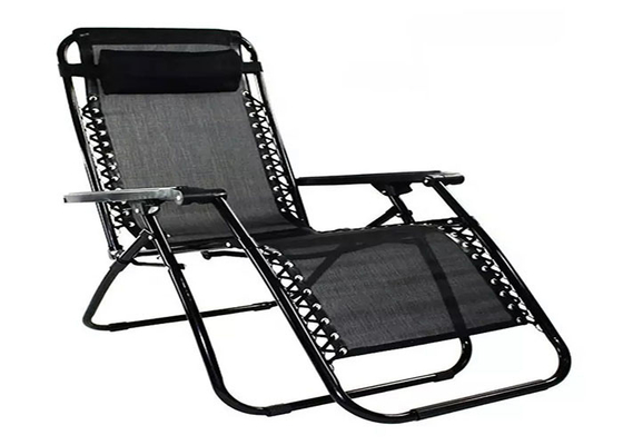 Ρυθμιζόμενη ξαπλώστρα παραλίας επίπλων εξωτερικού χώρου Πτυσσόμενη καρέκλα μηδενικής βαρύτητας για γραφείο