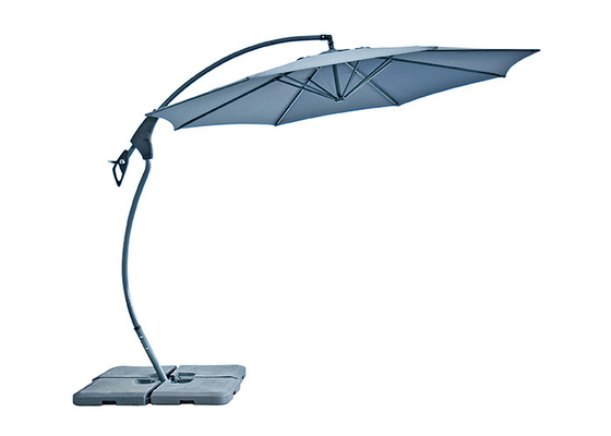 Η κάμψη αργιλίου αντιστάθμισε την υπαίθρια κρεμώντας ομπρέλα με το μέγεθος βάσεων φ250x245cm