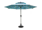 Προστασία 2,5 ήλιων υπαίθρια ομπρέλα Μ, σκιές Parasols ήλιων κήπων πολυεστέρα αργιλίου