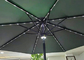 300x245cm Parasol Πολωνού 8 πλευρών ευθεία ομπρέλα κήπων με το σύστημα ομιλητών Bluetooth