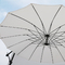 Windproof υπαίθριο κρεμώντας πλευρό χάλυβα Πολωνού αργιλίου της 3M ομπρελών